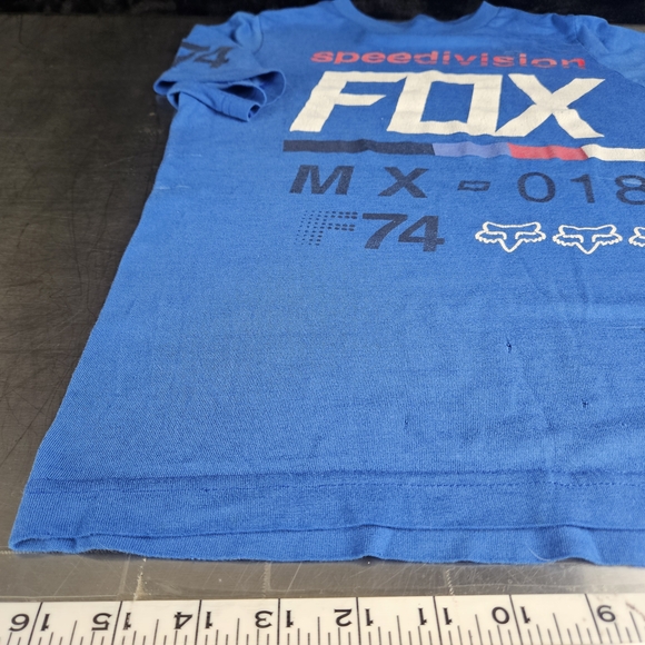 FOX Racing Blue Speed Division Tee - Picture 7 of 8